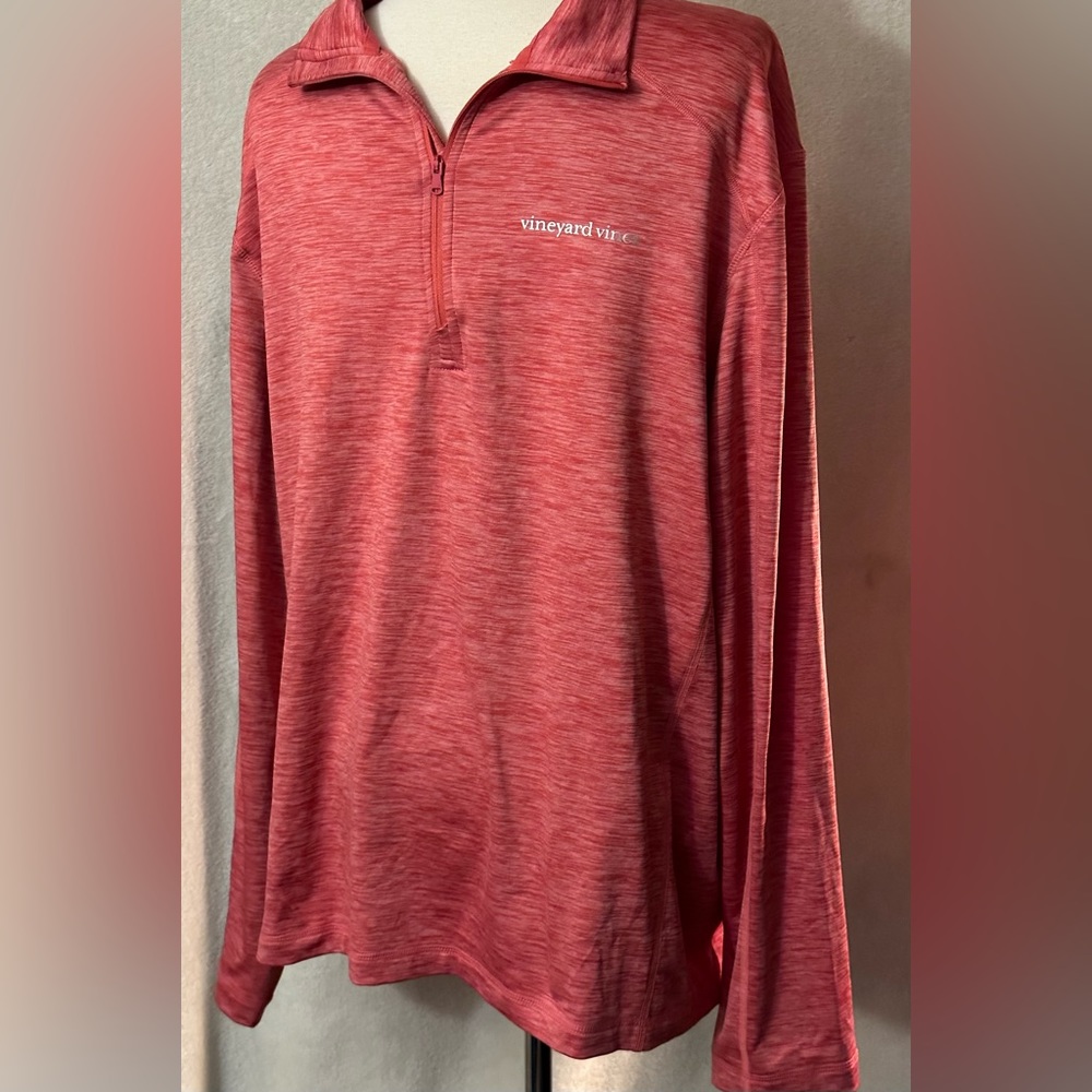 Vineyard Vines Men’s Performance Long Sleeve Half-zip- Size Large